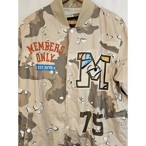 Nickelodeon Members Only Collab Jacket Hey Arnold Size M Retro 90s TV Shows